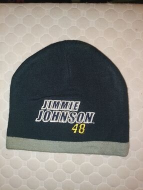 Winners Circle Jimmie Johnson Beanie Hat #48  - Navy Men's Acrylic NWOT